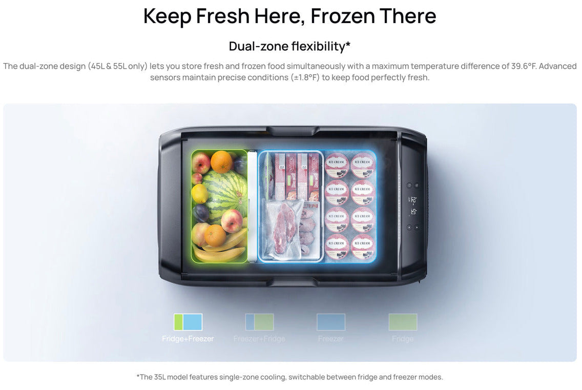 EcoFlow – GLACIER Classic Portable Fridge Freezer, 35L–55L — view 18