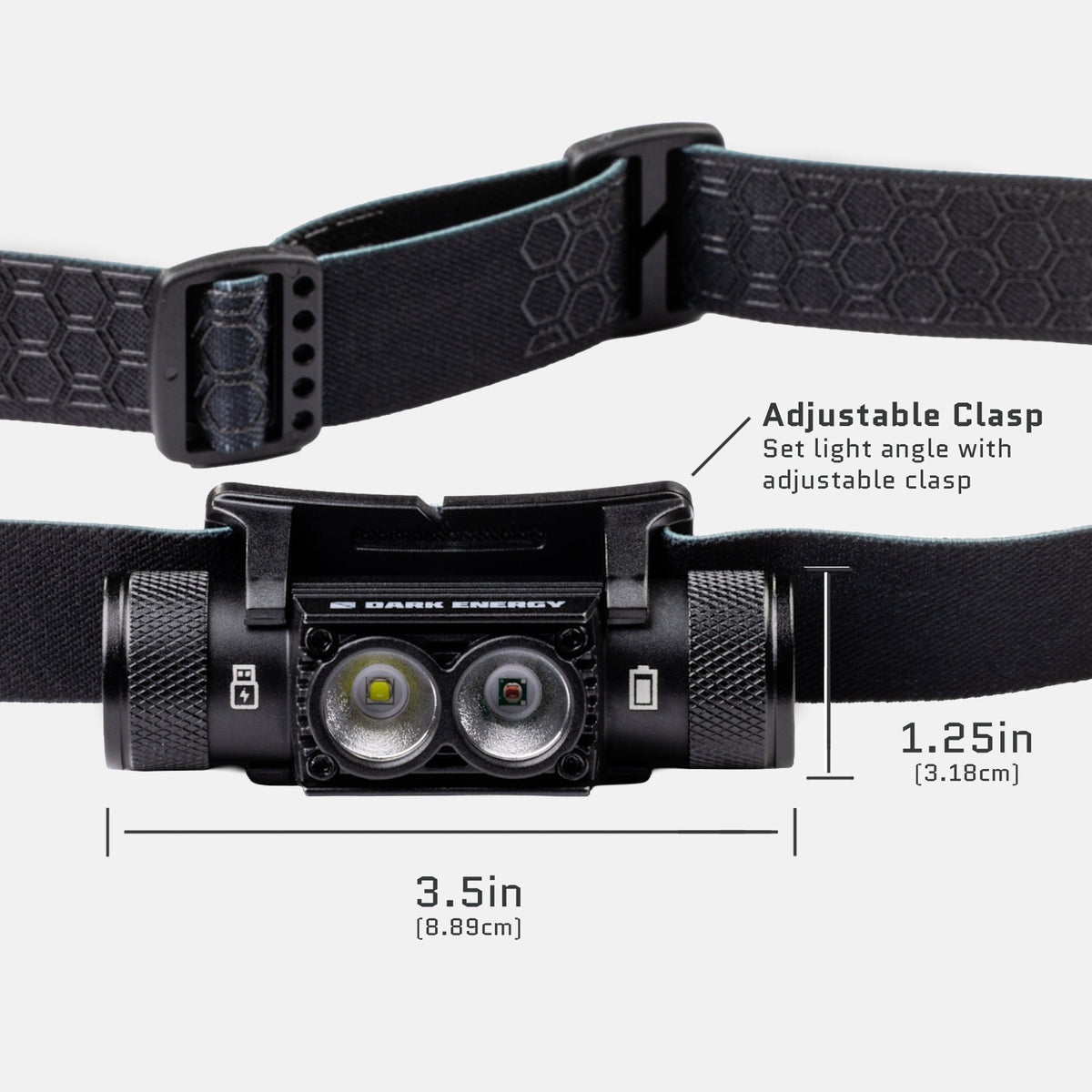 Dark Energy - Oracle Rechargeable Headlamp 900 Lumens — view 3