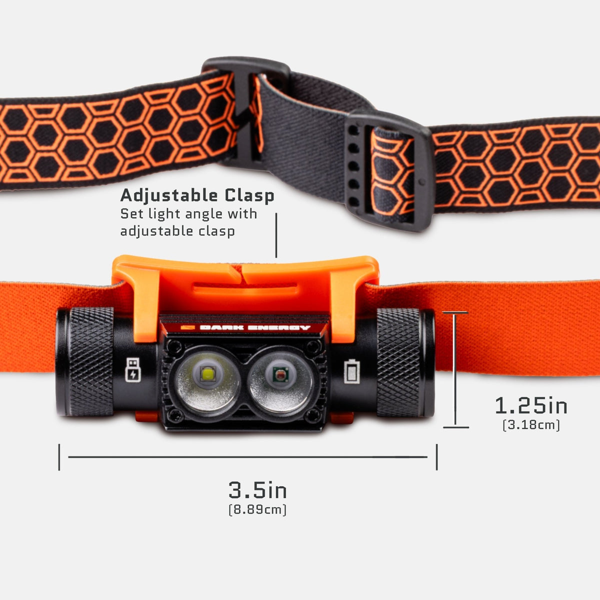 Dark Energy - Oracle Rechargeable Headlamp 900 Lumens — view 7