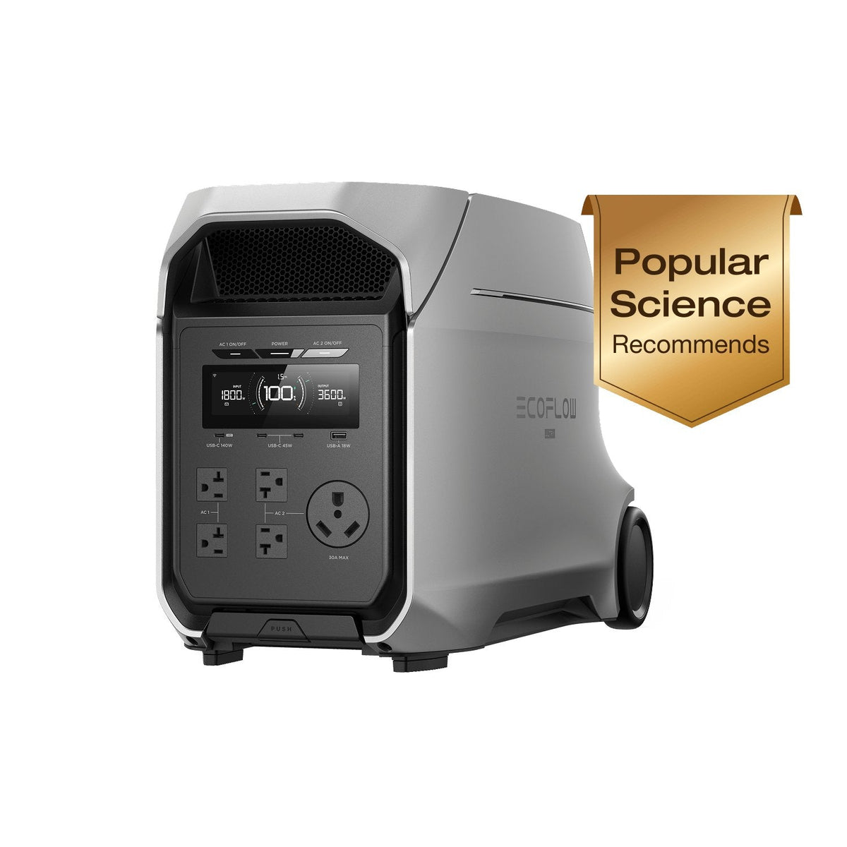 EcoFlow - DELTA 3 Ultra Plus Portable Power Station 3072Wh
