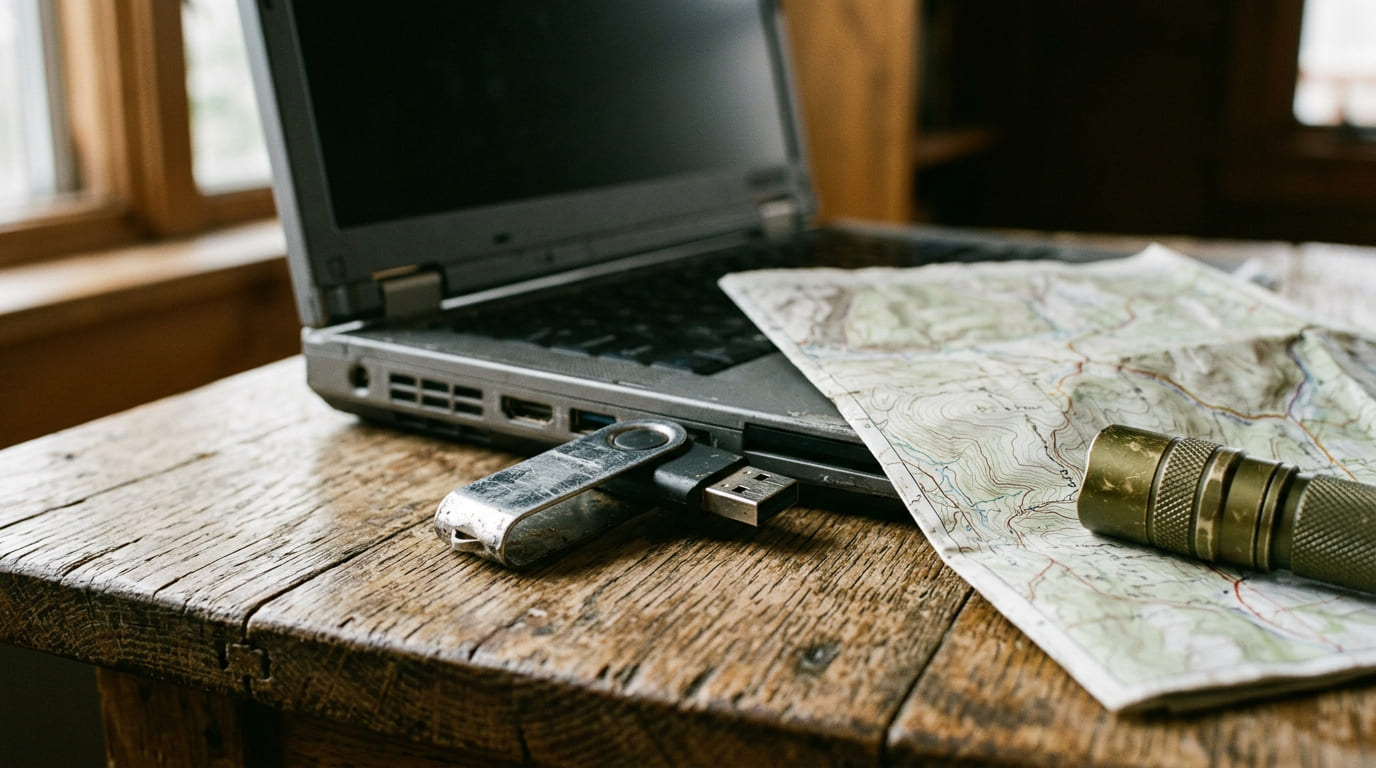 Offline AI USB Speed: Your Computer Does the Work – Off-Grid AI