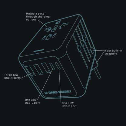 Dark Energy - 35W International Wall Adapter — view 3
