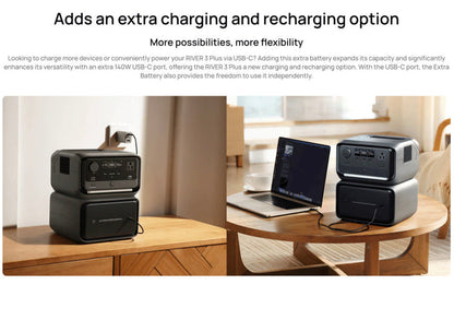 EcoFlow – RIVER 3 Plus Extra Battery (EB300 or EB600) — view 10