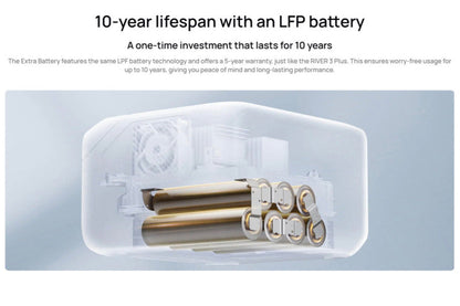 EcoFlow – RIVER 3 Plus Extra Battery (EB300 or EB600) — view 13