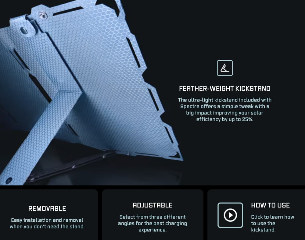 Dark Energy - Spectre 18W Ultra-Light Solar Panel — view 27