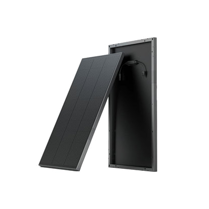 EcoFlow - 100W Rigid Solar Panel 2-Pack, IP68 Durable