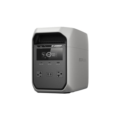 EcoFlow - DELTA 3 CLASSIC Portable Power Station - Light Gray