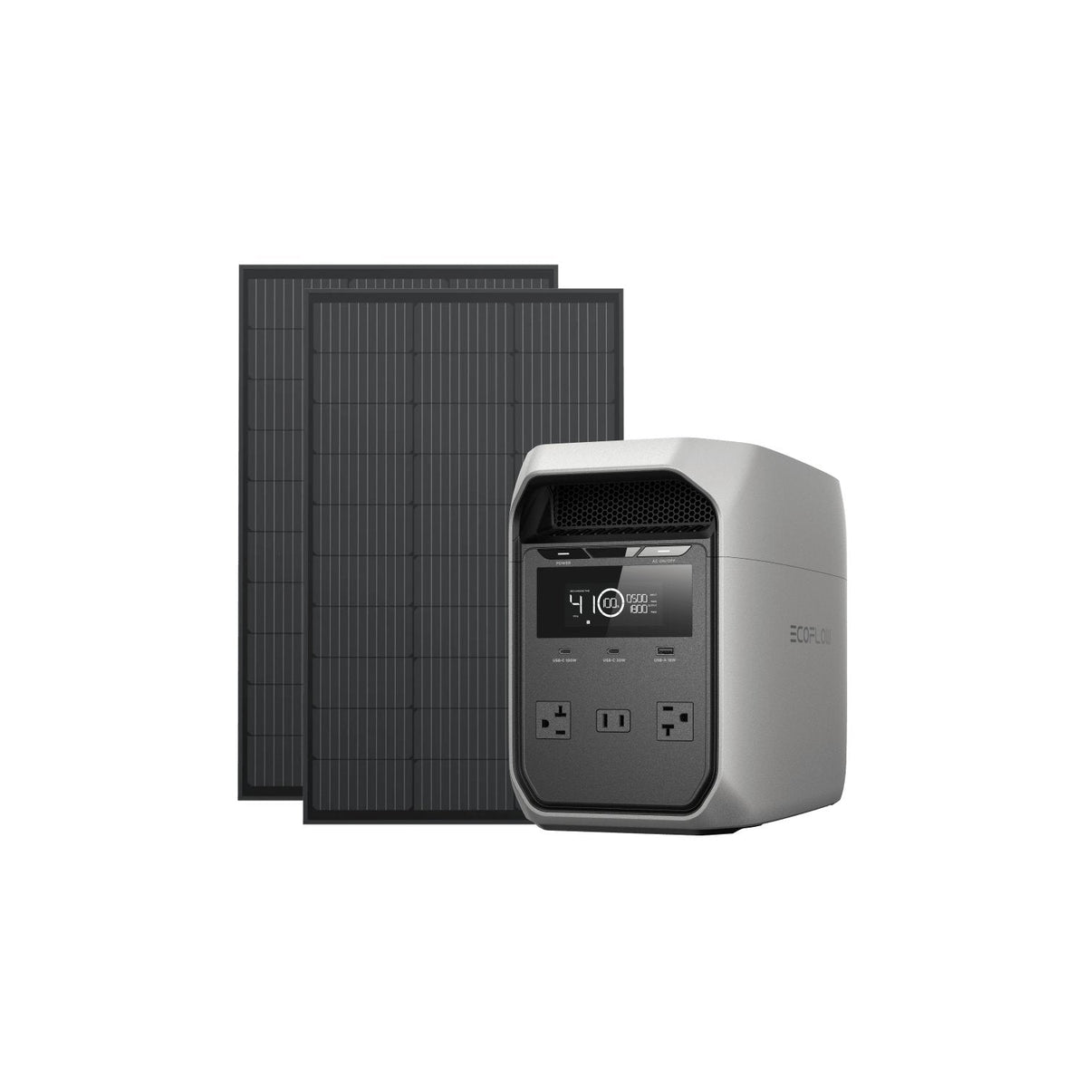 EcoFlow - DELTA 3 CLASSIC Portable Power Station - Light Gray — view 10