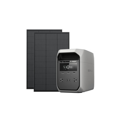 EcoFlow - DELTA 3 CLASSIC Portable Power Station - Light Gray — view 10