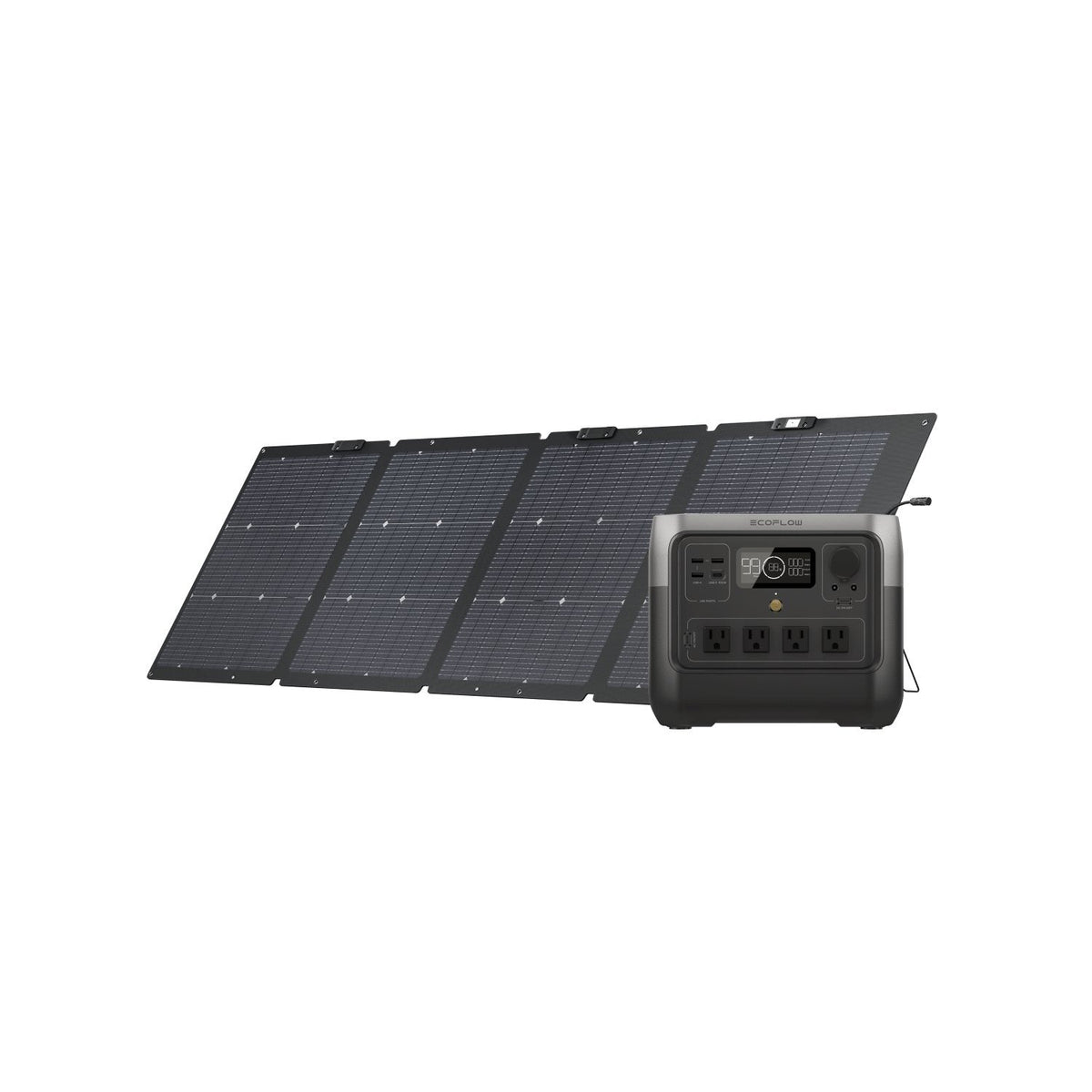 EcoFlow - RIVER 2 Pro with 160W Portable Solar Panel