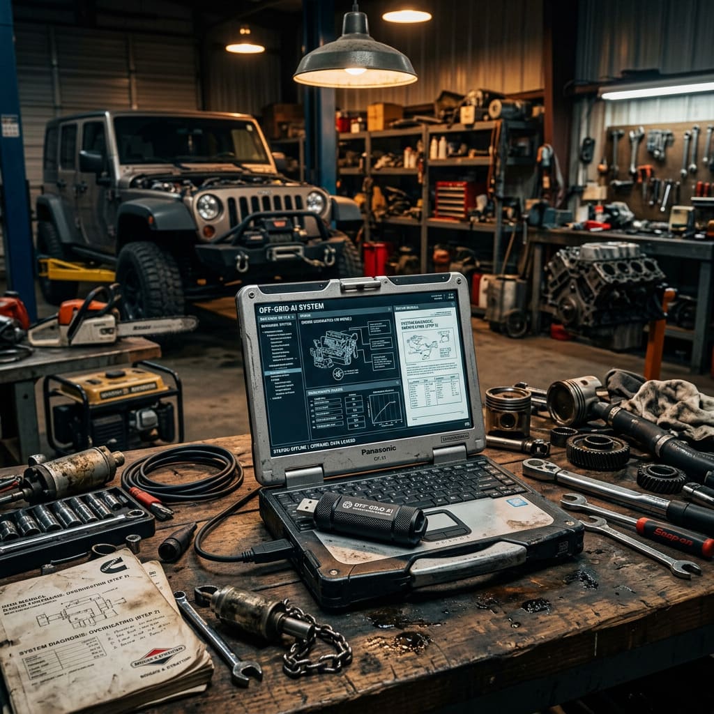 Off-Grid AI - Master Mechanic Pack Engine &amp; Vehicle Repair