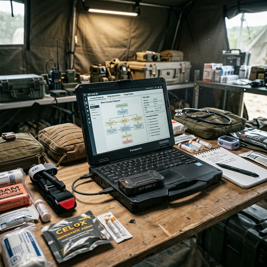 Off-Grid AI - Field Medic Pack Full Spectrum Emergency Medicine