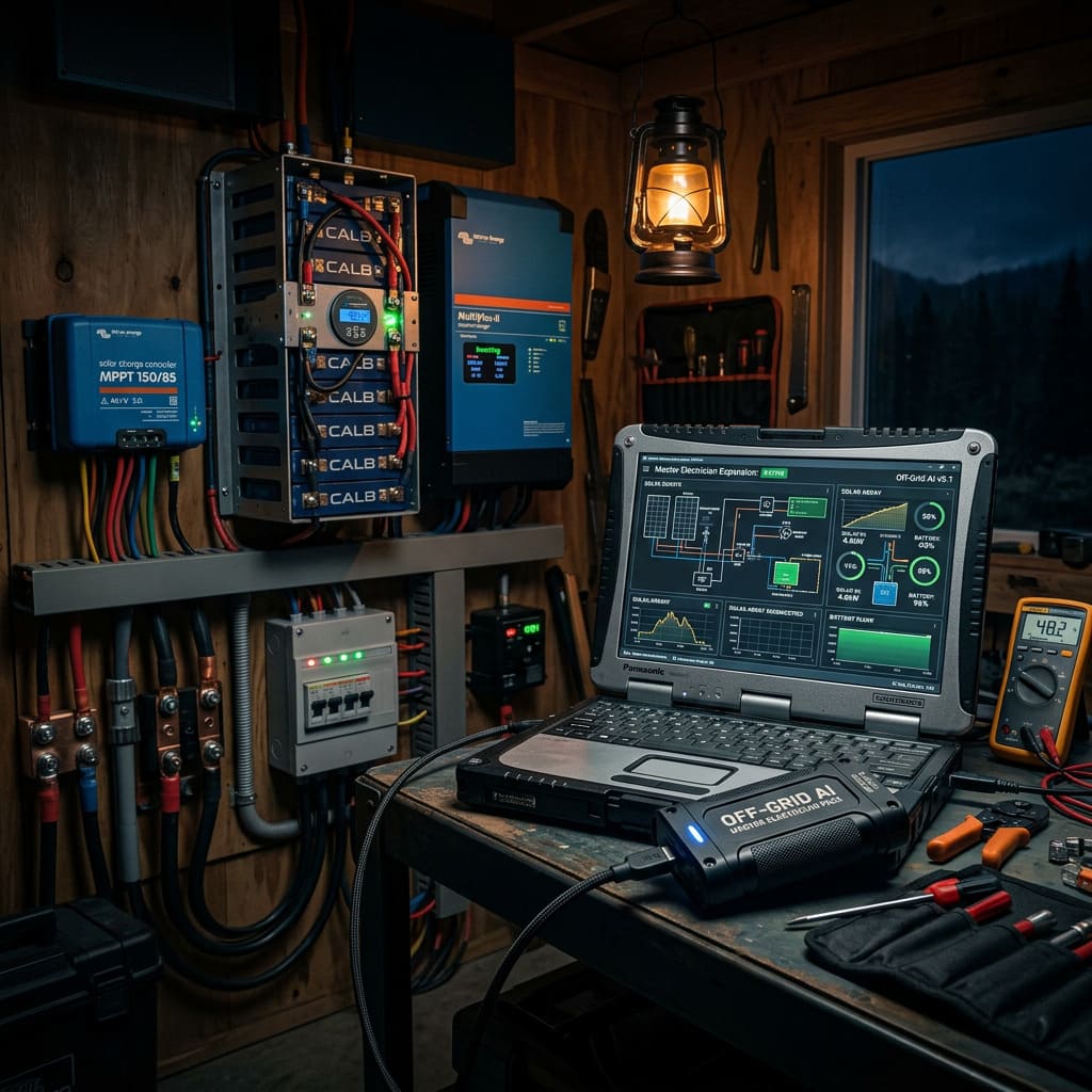 Off-Grid AI - Master Electrician Pack Off-Grid Power &amp; Repair